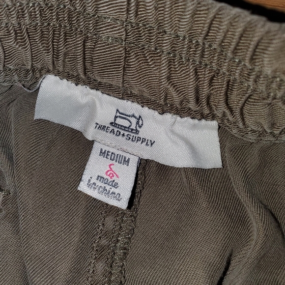 Olive green Utility Joggers - Picture 3 of 6